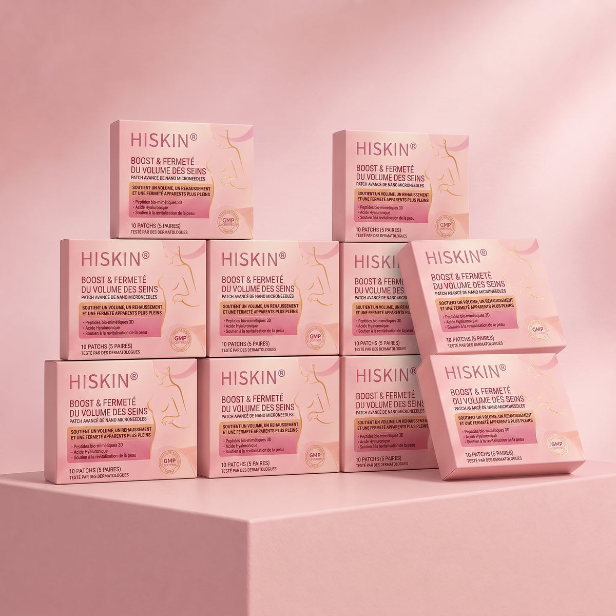 HISKIN® 👩⚕️ Patch Ciblé Avancé à Nano Micro-Aiguilles pour le Rehaussement de la Poitrine