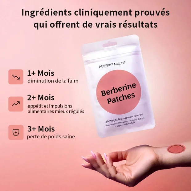🍒 Patch Minceur à la Berbérine : Maîtrisez votre appétit, boostez votre énergie et réduisez naturellement votre stress-1