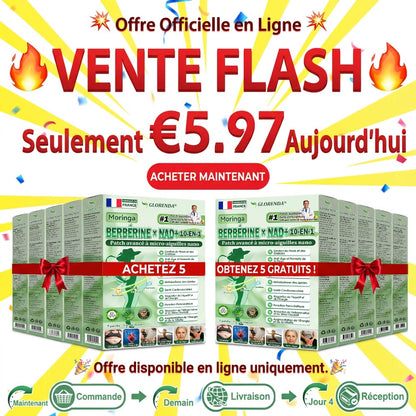🍀Boutique Officielle🧑‍⚕️🩺Patch Minceur Solaroza® 10-en-1 : Relancez le Métabolisme et Brûlez les Graisses (NAD+ & Berbérine)