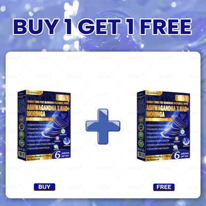 IOWOL® NIGHT-TIME FAT BURNING PATCHES! ZERO PILLS & ZERO WASTE & ZERO STRUGGLE & 100% RESULTS.