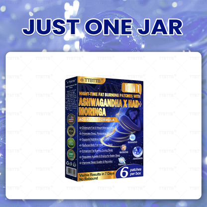 IOWOL® NIGHT-TIME FAT BURNING PATCHES! ZERO PILLS & ZERO WASTE & ZERO STRUGGLE & 100% RESULTS.