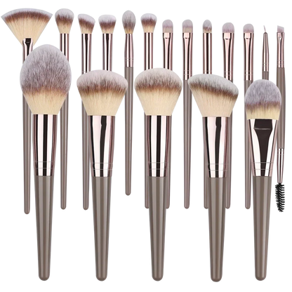 10-20PCS Makeup Brush Set Foundation Concealer Powder Eyeshadow Blush Brush Kabuki Blending Cosmetic Beauty Tool for Face