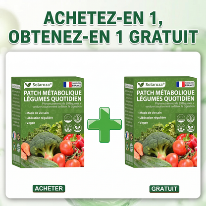 🥦Solaroza® | Patchs Métabolisme Bio-Nutriments – Complexe 39 Légumes & Super-aliments