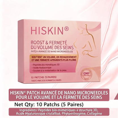 HISKIN® 👩‍⚕️ Patch Ciblé Avancé à Nano Micro-Aiguilles pour le Rehaussement de la Poitrine