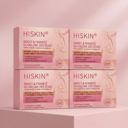 HISKIN® 👩‍⚕️ Patch Ciblé Avancé à Nano Micro-Aiguilles pour le Rehaussement de la Poitrine